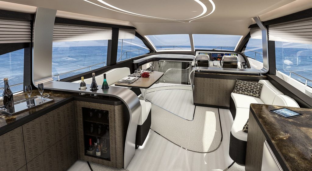 lexus ly 650 interior - Luxury Yacht Charters with PYC